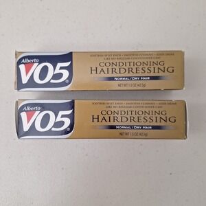 Set of 2 NEW Alberto VO5 Conditioning Hairdressing for Normal/Dry Hair  1.5oz